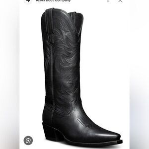 Tecovas Black Leather Western Boots